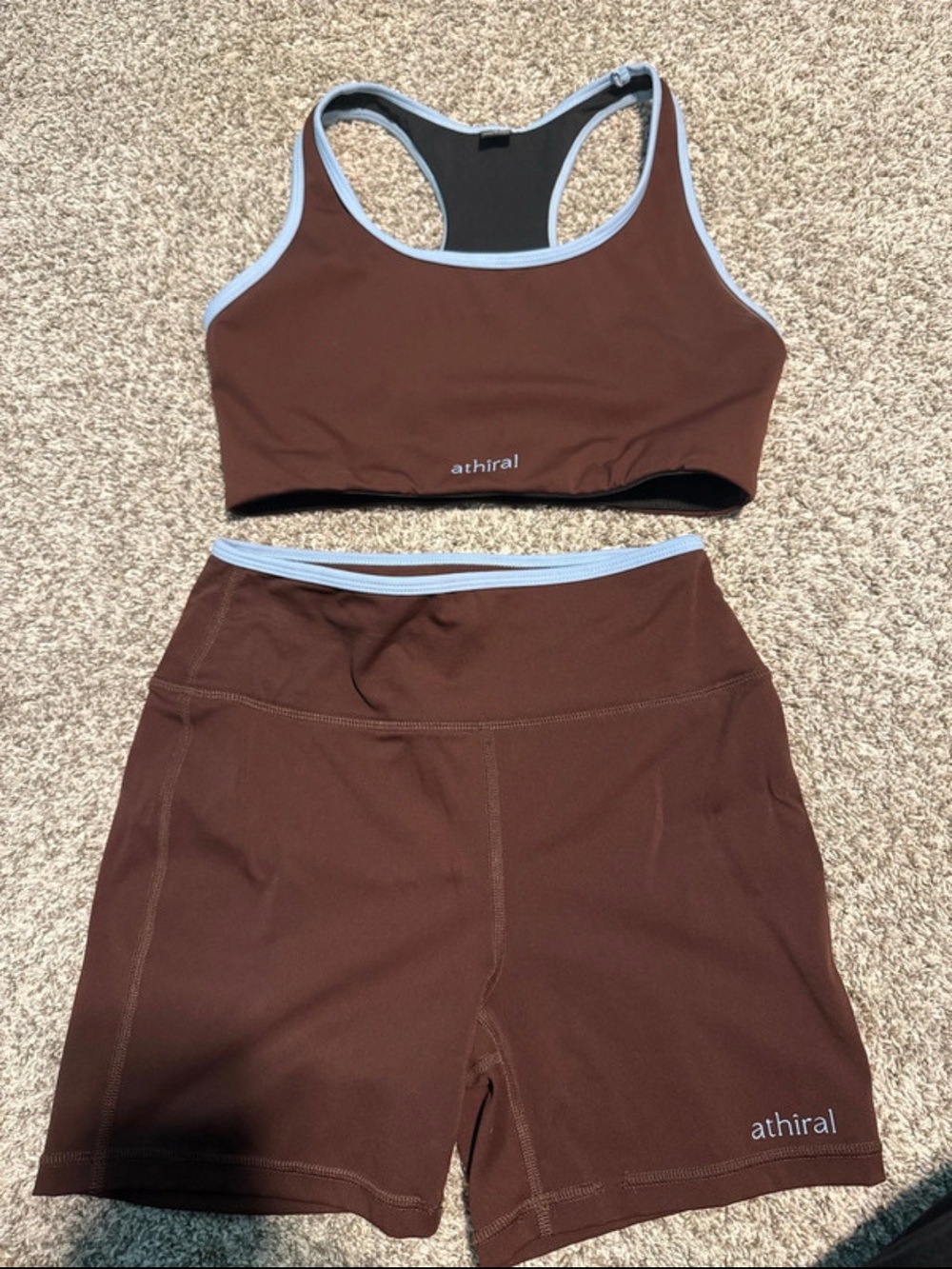 Athiral Women’s Brown Workout Set